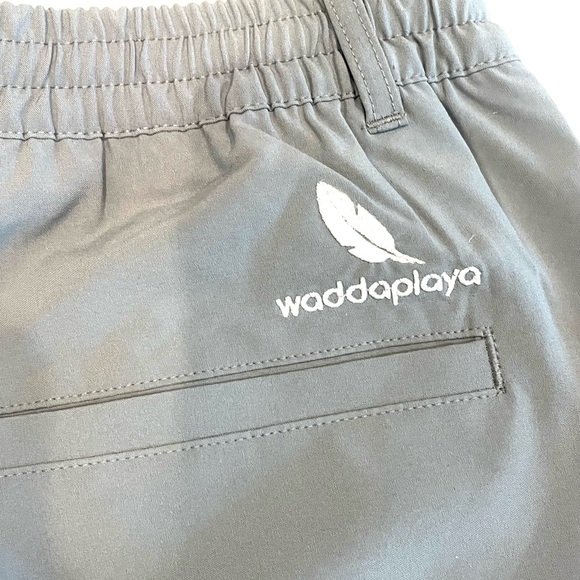Waddaplaya Gray 9” Golf Shorts 30 New w/o tags - Picture 8 of 11